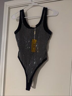 Sparkle Black bodysuit